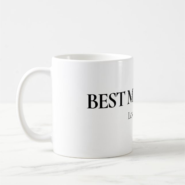 Best Mom Ever Personalized Mug Kaffemugg (Vänster)