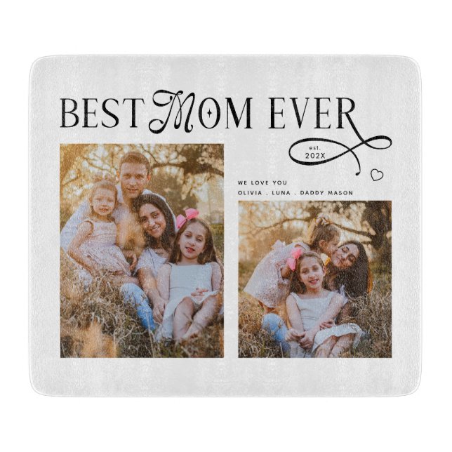 Best Mom Ever Photos Heart Mothers Day Gifts (Framsidan)