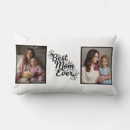 Best Mom Ever Sparkling Star 2 Photo Keepsake Lumbarkudde