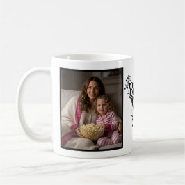 Best Mom Ever Sparkling Stars 2 Photo Keepsake Kaffemugg
