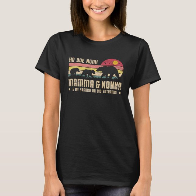 Best Mom Grandma From Daughter Son Siblings  Mommy T Shirt (Framsida)