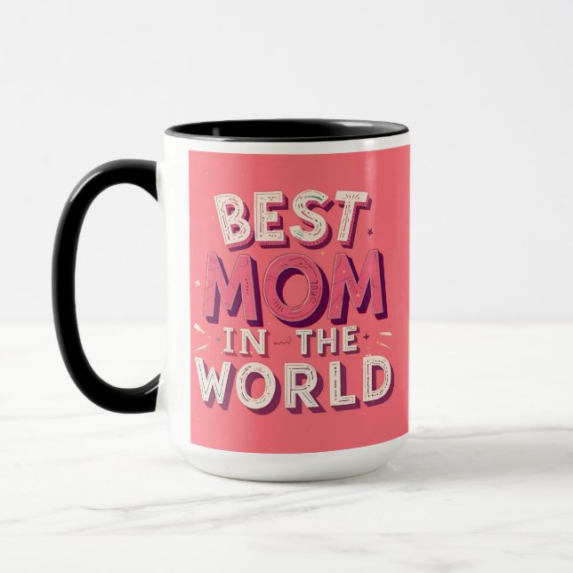 Best Mom In The World Mug  Mugg (Vänster)