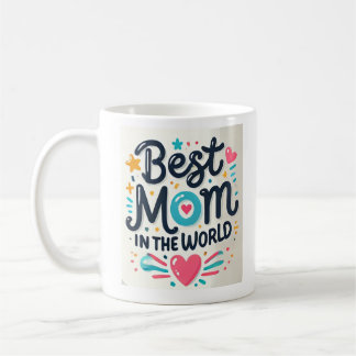 Best Mom in the World – Taza con diseño divertido Kaffemugg