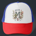 Best Mom Number 1 – Vintage Floral Lettering Desig Keps<br><div class="desc">Celebrate the number one mom with this bold and beautiful design. Features a large vintage-style "MOM" and number 1, surrounded by elegant flowers on a black background. Perfect for Mother's Day gifts, apparel, and home decor. Tags: vintage mom art, floral mom, bold lettering, mother’s day gift, number one mom, feminine...</div>
