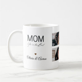 Best Mom Photo Collage Mug Kaffemugg