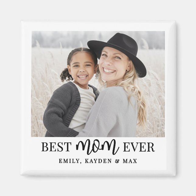 Best Mom Photo Magnet (Framsidan)