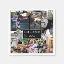 Best Moments  New Year Photo Collage  Pappersservett