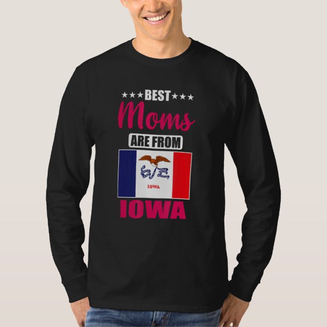 Best Moms are from Iowa T Shirt (Framsida)