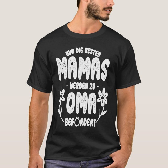 best moms get promoted to grandma 1 t shirt (Framsida)