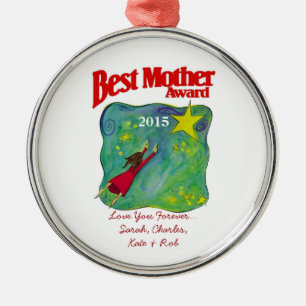 Best Mor Award Ornaments Julgransprydnad Metall