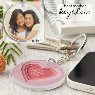 Best Mother Ever Custom Photo Heart