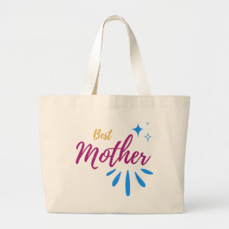 Best Mother Large Tote Bag Jumbo Tygkasse