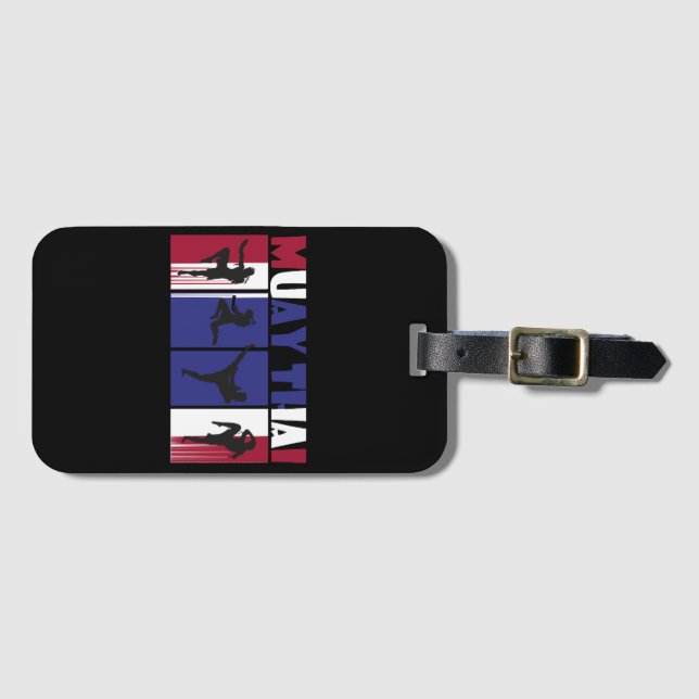 Best Muay Thai pappa Bagagebricka (Framsida horisontal)