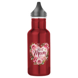Best Mum Aquarell Blumenherz Design