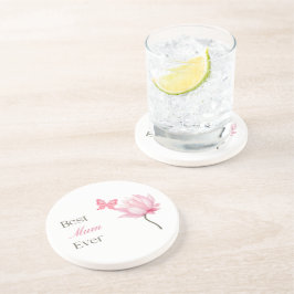 Best Mum Ever, Lotus & Butterfly, Mothers Birthday Underlägg