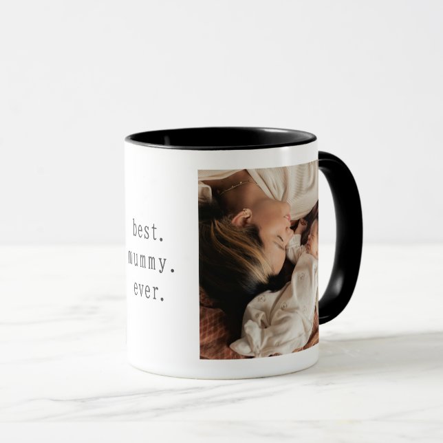 Best Mummy Ever Mug With Two Photos Mugg (Framsida höger)