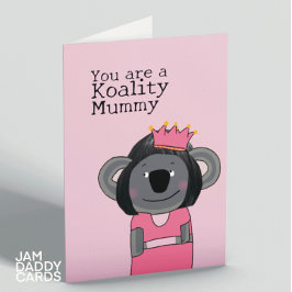 Best Mummy Koala Birthday Kort