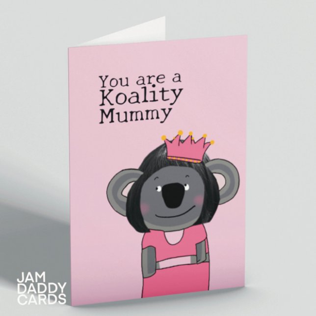 Best Mummy Koala Birthday Kort (Skapare uppladdad)