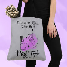 Best Nagel Tech Manicurist Crossbody Tote Bag