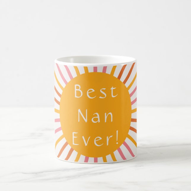 Best Nan Boho Retro Sol Kaffemugg (Center)