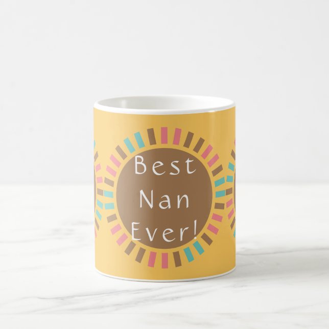 Best Nan någonsin Retro Kaffemugg (Center)