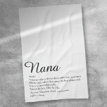 Best Nana, Grandma, Granny Definition Script Kökshandduk<br><div class="desc">Anpassa för din speciellare mormor,  mormor,  mormor,  mormor,  mormor,  nanni,  nanny eller Abuela att skapa en unik gåva för födelsedagar,  jul,  mors dag eller vilken dag du vill visa hur mycket hon elak till dig. Ett perfekt sätt att visa henne hur fantastisk hon är varje dag. Designad av Thisisnotme©</div>