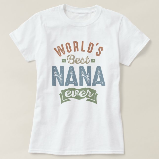 Best Nana T Shirt (Design framsida)