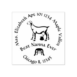 Best Nanna Aldriking Milking Goat Returadress Stämpel