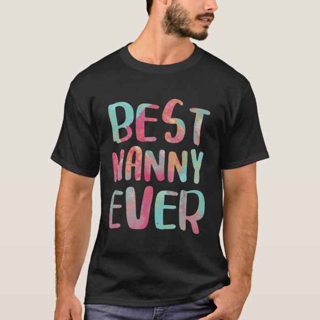 Best Nanny Mors dag T Shirt (Framsida)