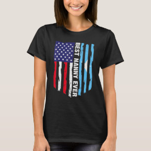 Best Nanny någonsin American Somalia Flagga Graphi T Shirt