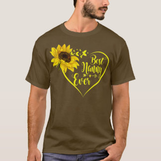 Best Nanny någonsin Solrosgåvor T Shirt