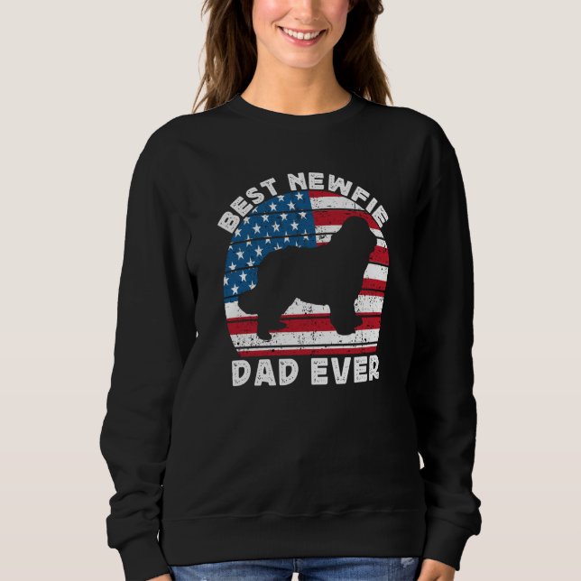 Best Newfie Dad For Men Newfy Newfoundland Dog Ame T Shirt (Framsida)