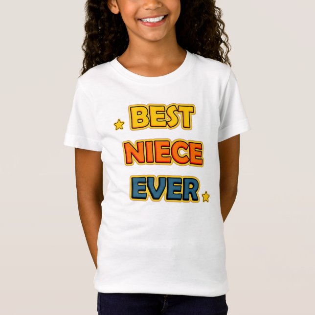 Best Niece nånsin Tee Shirt (Framsida)