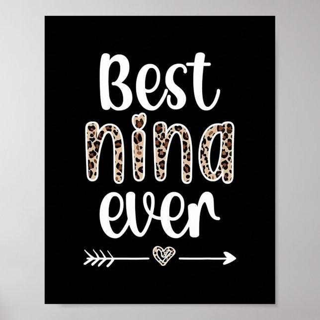Best Nina Aldrig Nina Grandmor Apprecition Nina Poster (Framsidan)