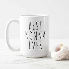Best Nonna Ever Mug Italian Grandmother Gift Kaffemugg