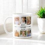 Best Nonna nånsin - Grandchildren Photo Collage Kaffemugg<br><div class="desc">Fira "Best Nonna nånsin" med den här personligen "Grandchildren Photo Collage Coffee Mugg". Den här hjärtliga presenten innehåller en lovordat arrangerad kollage av omhuldade foton som fångar speciella ögonblick, kompletterad med ett hjärtligt budskap. Det är både mikrovågsugn och diskmaskin som är säker för bekvämlighet och hållbarhet. Det här meningsfulla keepsaket...</div>