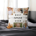 Best Nonna nånsin - Grandchildren Photo Collage Kudde<br><div class="desc">Fira "Best Nonna Aldrig" med den här personligen "Grandchildren Photo Collage Dekorativ kudde". Den här hjärtliga presenten innehåller ett vackert arrangerat kollage av omhuldade foton som fångar speciella ögonblick, kompletterat med ett hjärtligt budskap. Den är gjord av mjuk väv av hög kvalitet och ger både komfort och stil till alla...</div>