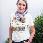 Best Nonna nånsin - Grandchildren Photo Collage T Shirt<br><div class="desc">Fira "Best Nonna Aldrig" med den här personligen "Grandchildren Photo Collage T-Shirt". Den här tankeväckande presenten innehåller ett vackert arrangerat kollage av omhuldade foton som fångar speciella ögonblick, kompletterat med ett kärleksfullt meddelande. Den är gjord av mjuk, hållbar väv och ger både komfort och stil. Anpassad design garanterar klara och...</div>