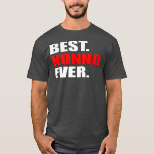 "Best Nonno nånsin" för italienska morfar Christm T Shirt