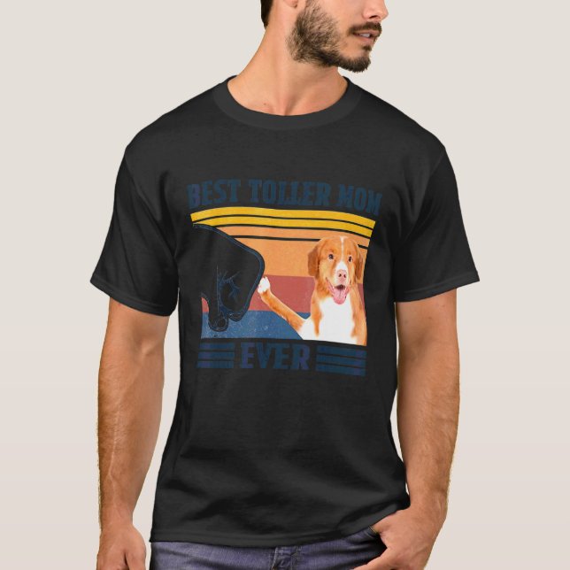 Best Nova Scotia Anka Tolling Retriever Mamma någo T Shirt (Framsida)