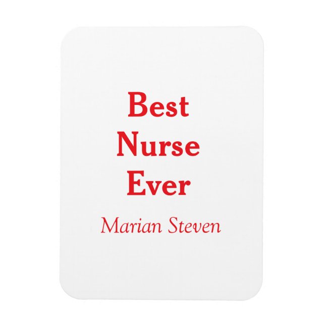 Best nurse ever medical professional paramedical d magnet (Vertikal)