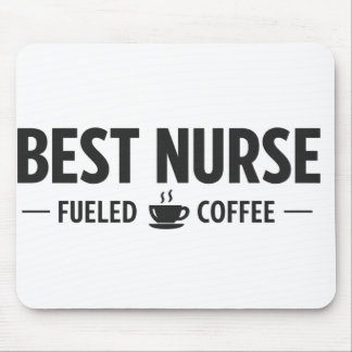 Best Nurse Fueled by Coffee Mouse Pad Musmatta
