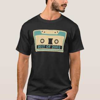 Best of 2002 S Cassette Tape Player Vintage Retro T Shirt