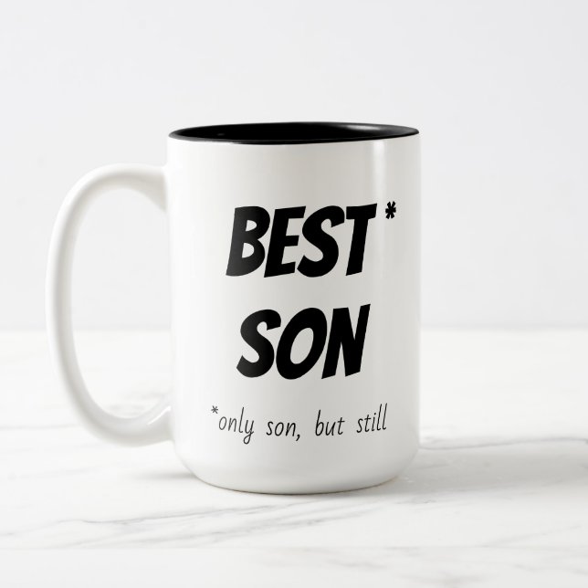 Best Only Son Humor Mugg (Vänster)