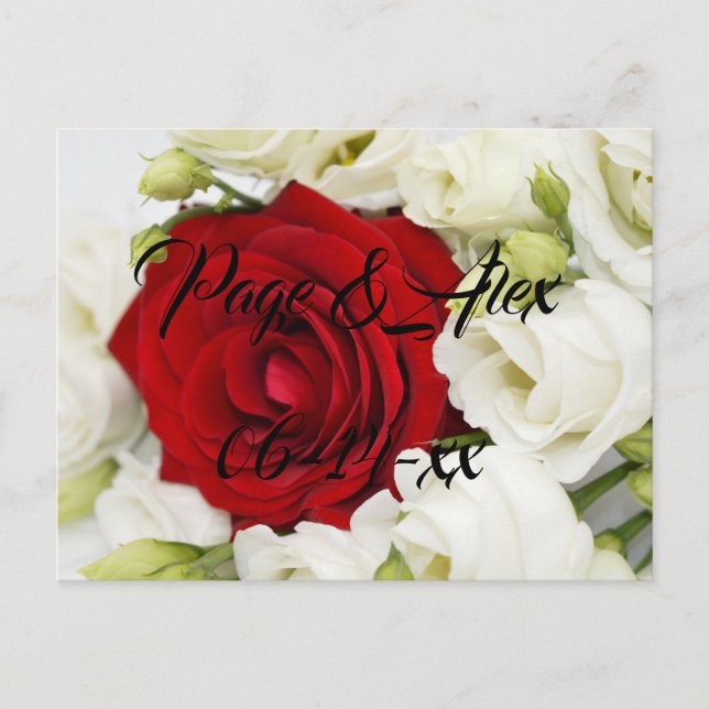 Best Önskemål Newly Weds Bröllop Destiny P Vykort (Framsida)