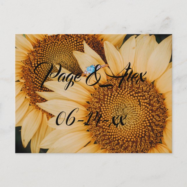 Best Önskemål Newly Weds Bröllop Destiny P Vykort (Framsida)