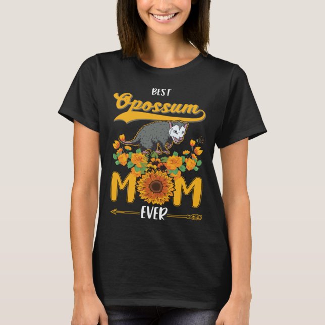 Best Opossum Mom Ever Trash Cat Possum Opossum T Shirt (Framsida)