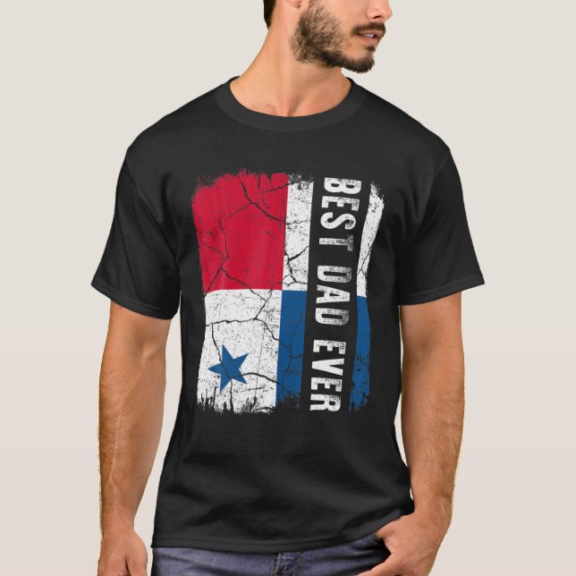 Best Panamanian Pappa Panama Fars dag T Shirt (Framsida)