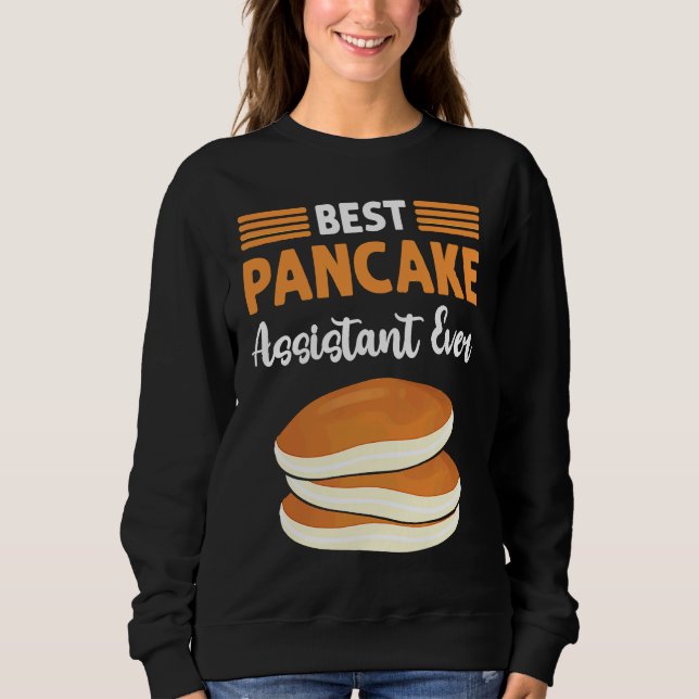 Best Pancake Assistant Ever Flapjack Pancake Maker T Shirt (Framsida)
