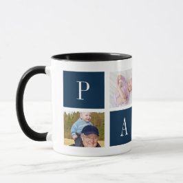 Best Papa Ever – Custom 4-Photo Collage Mug Mugg